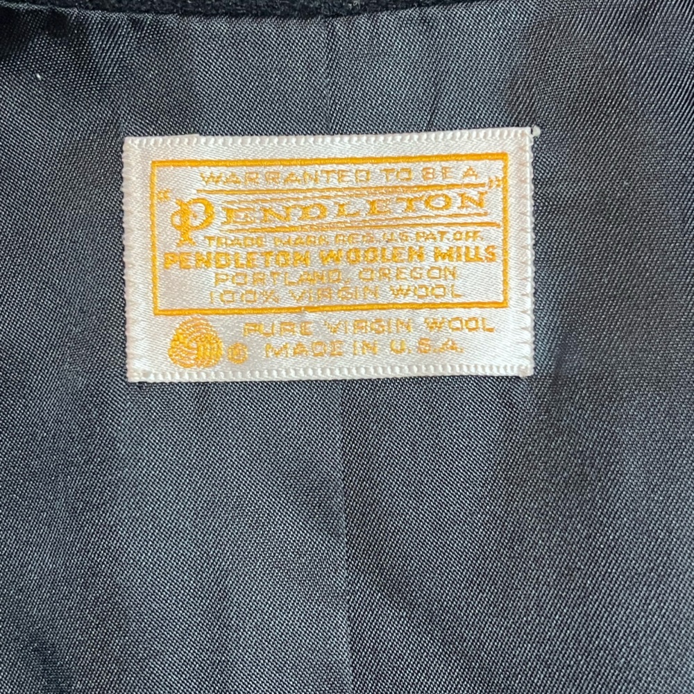 Pendleton Black Tailored Blazer Jacket Size 10 | … - image 4